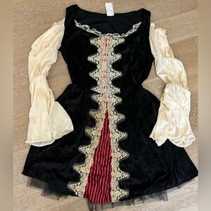 Pirate costume- off the shoulder dress for women